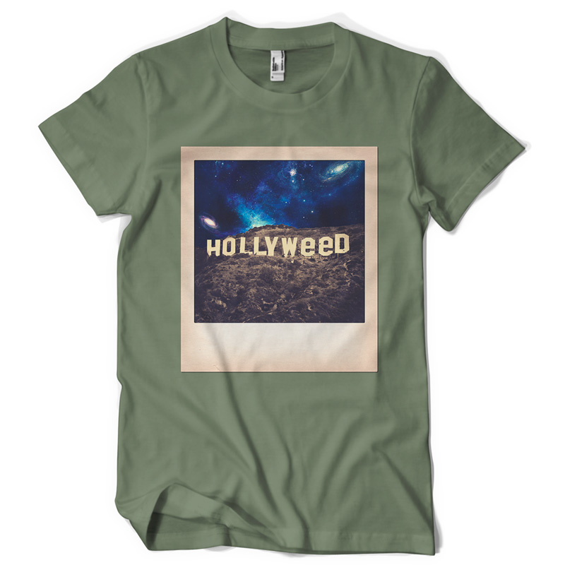I navnet deform Fundament Hollyweed T-shirt design | Tshirt-Factory