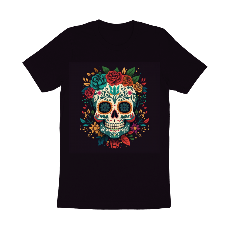 Floral mexican sugar skull 3