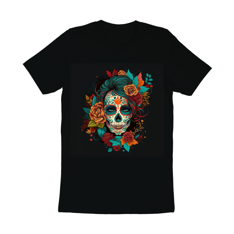 Floral mexican sugar skull