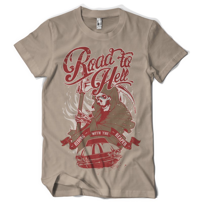 Road to hell Graphic design | Tshirt-Factory