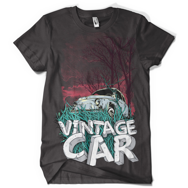 Vintage Car Custom t-shirts | Tshirt-Factory
