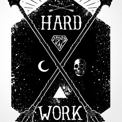 Hard Work T Shirt Template Tshirt Factory