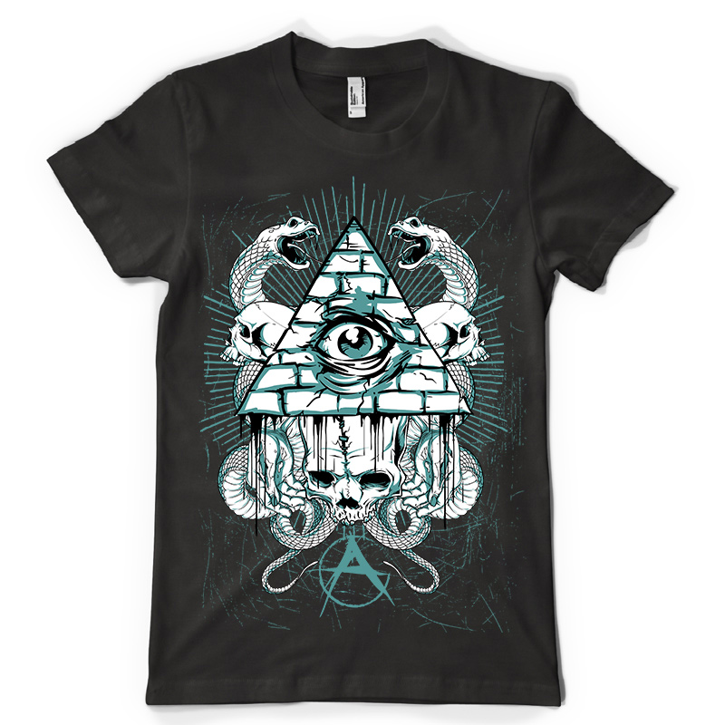 Anarchy Eye T shirt design | Tshirt-Factory
