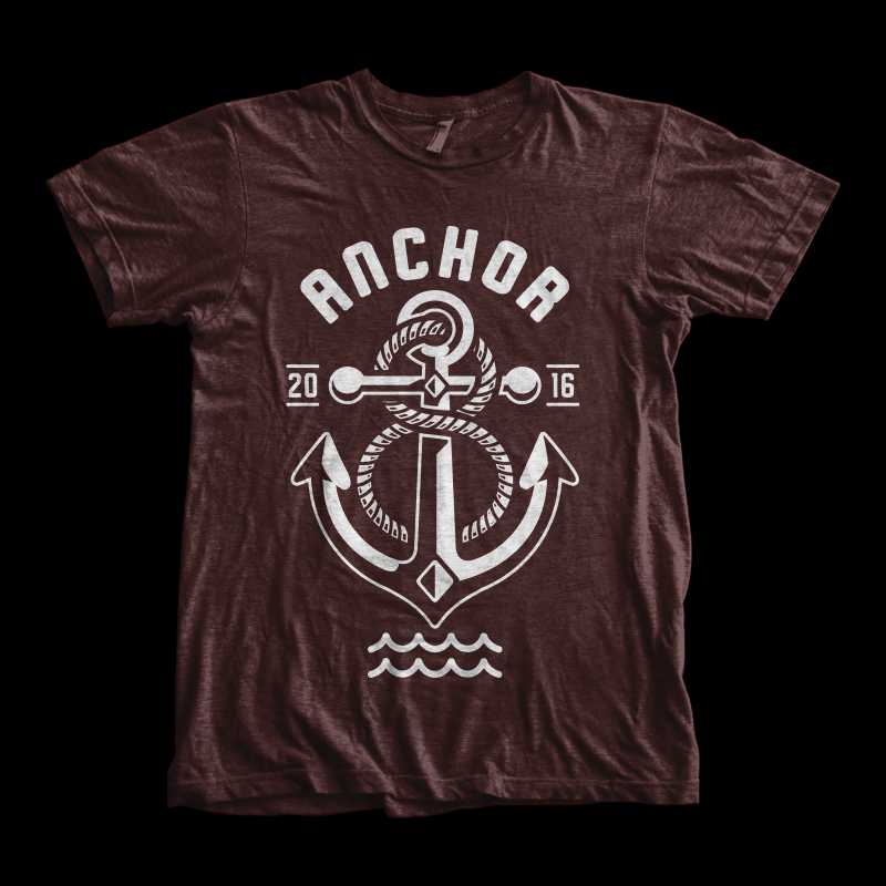 Anchor T-shirt template