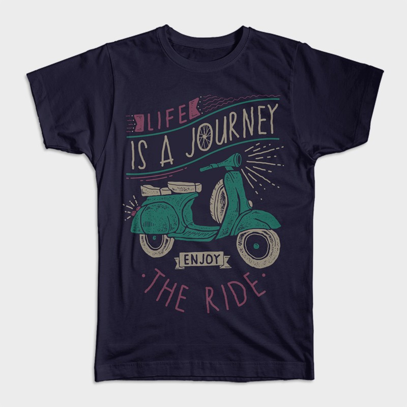 Life is a Journey Enjoy the Ride Graphic by Artchitype Studio · Creative  Fabrica