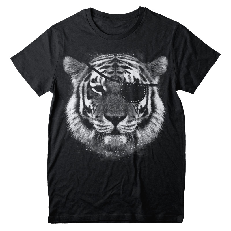Tiger pirates T-shirt design | Tshirt-Factory