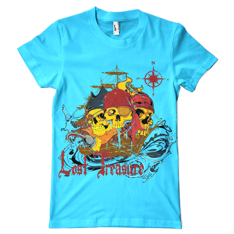 Pirate world T shirt design | Tshirt-Factory