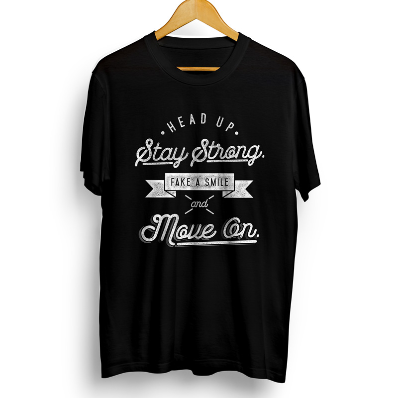 Fake a smile and move on Shirt design | Tshirt-Factory