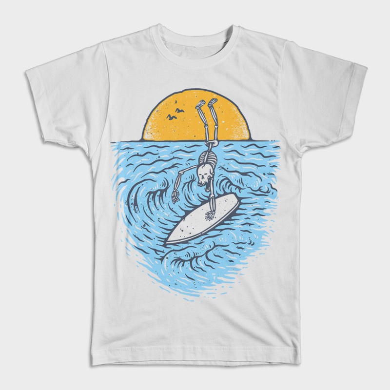 Death Surfer Graphic design | Tshirt-Factory