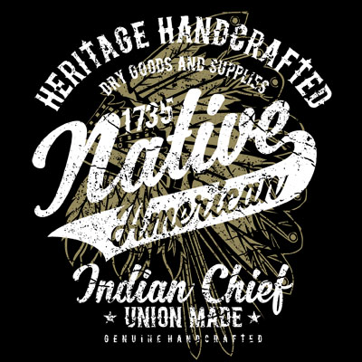 Native American T-shirt design