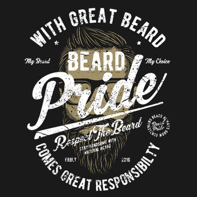 Beard Pride T-shirt design | Tshirt-Factory