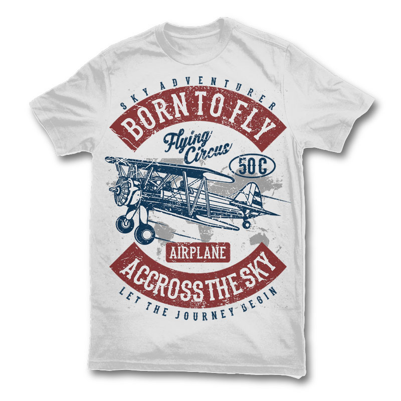 Born To Fly T-shirt design | Tshirt-Factory