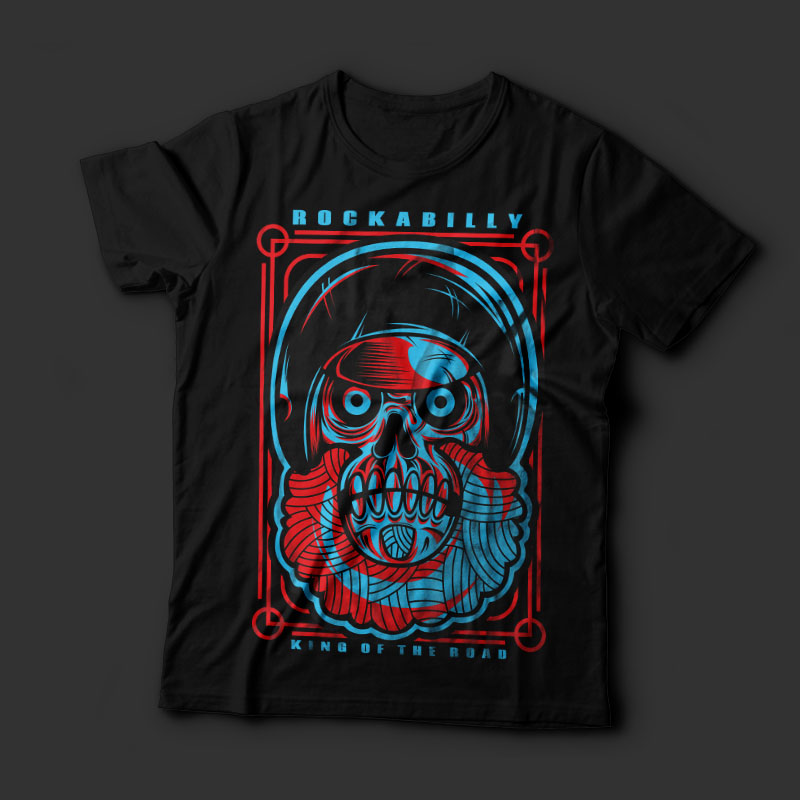 Rockabilly Graphic design | Tshirt-Factory