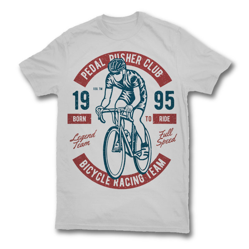 Download Bicycle Racing Team T-shirt design | Tshirt-Factory