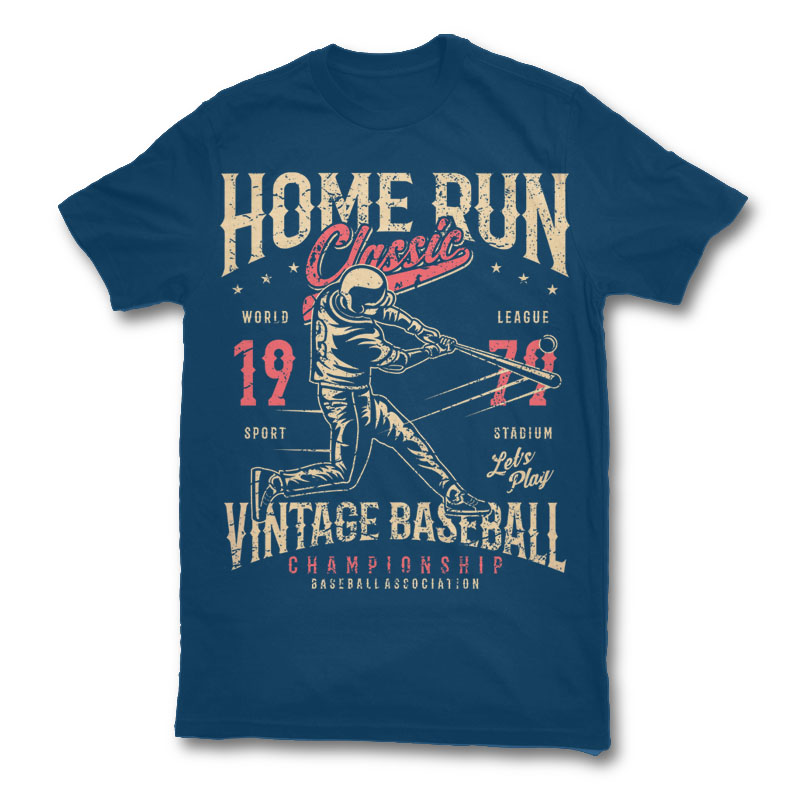 Home Run Classic T-shirt design | Tshirt-Factory