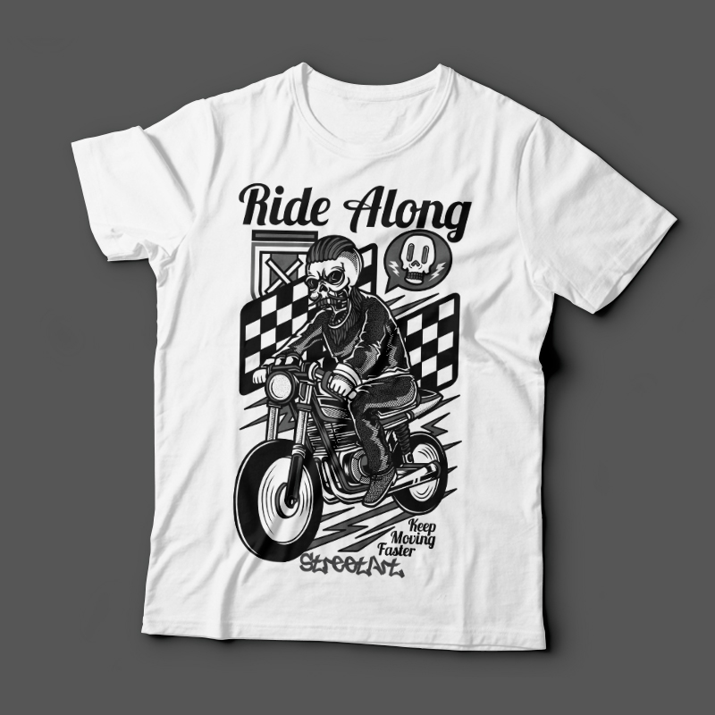 Ride Along Tee shirt design | Tshirt-Factory