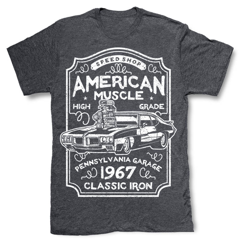 American Muscle Shirt design | Tshirt-Factory