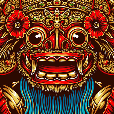 Barong Bali Mask Custom t-shirts | Tshirt-Factory