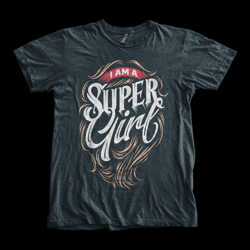 I am a Super Girl Shirt design | Tshirt-Factory