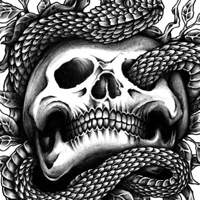 Sugar skull traditional tattoo – VulgrCo