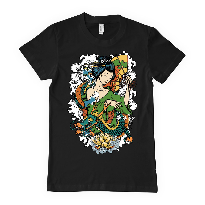 Geisha Shirt design | Tshirt-Factory