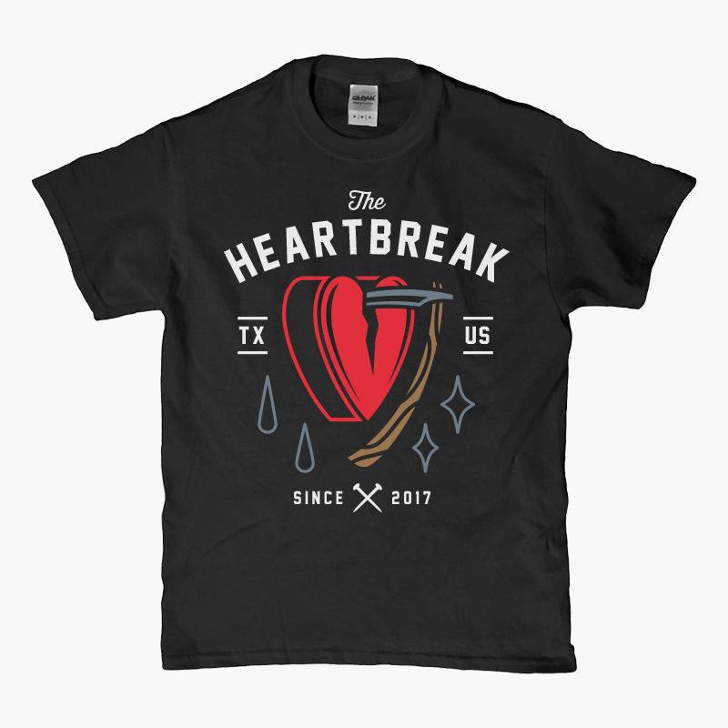 Heartbreak T-shirt clip art | Tshirt-Factory