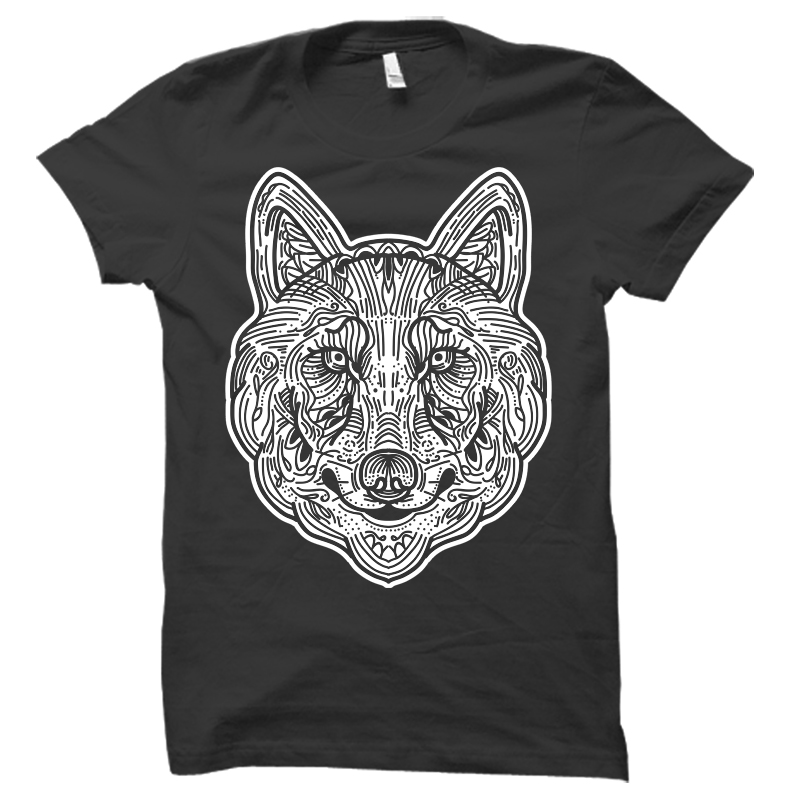 WOLF T-shirt clip art | Tshirt-Factory