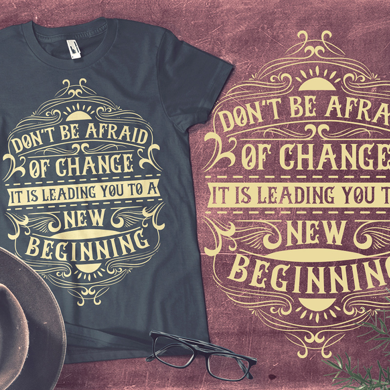 Start Today in the New Beginning T-Shirt Gráfico por PixBOw · Creative  Fabrica