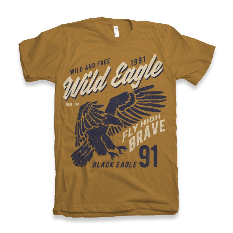 Wild Eagle Tee Shirt Design Tshirt Factory