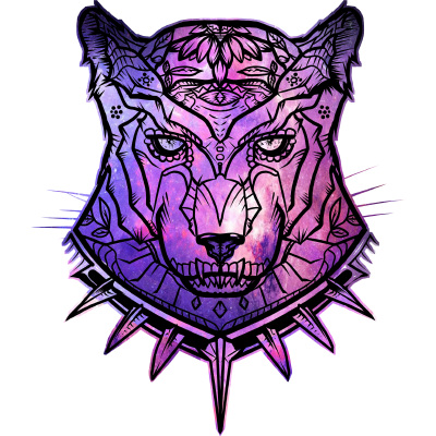 Panther - T-shirt Design / Emboss printing Technique on Behance