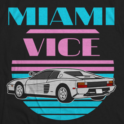 Miami Vice buy t shirt design for commercial use - Buy t-shirt designs