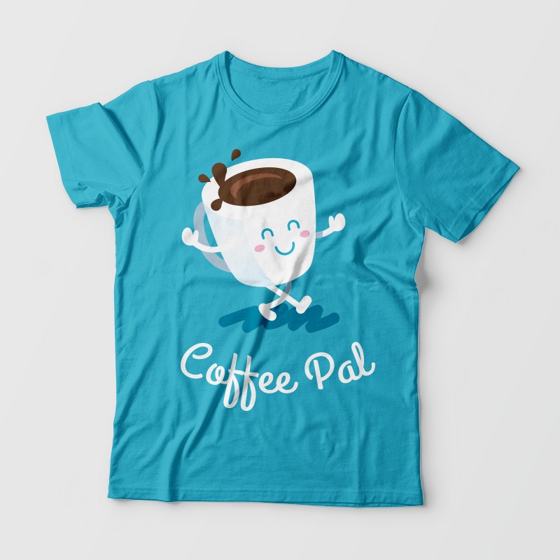 Coffee Pal Tee shirt design | Tshirt-Factory
