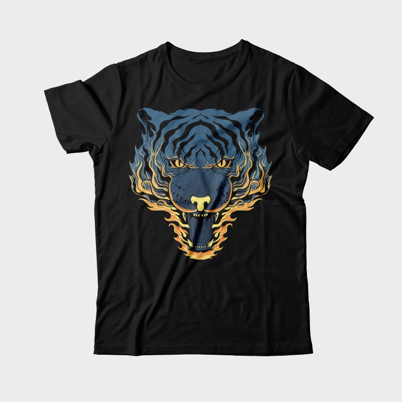 Tiger Fire Tee shirts | Tshirt-Factory