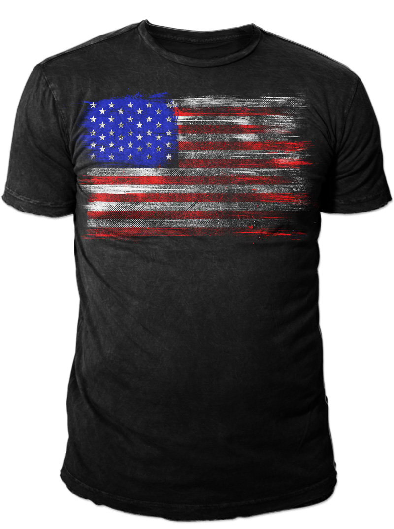 USA FLAG DISTRESSED T shirt design | Tshirt-Factory