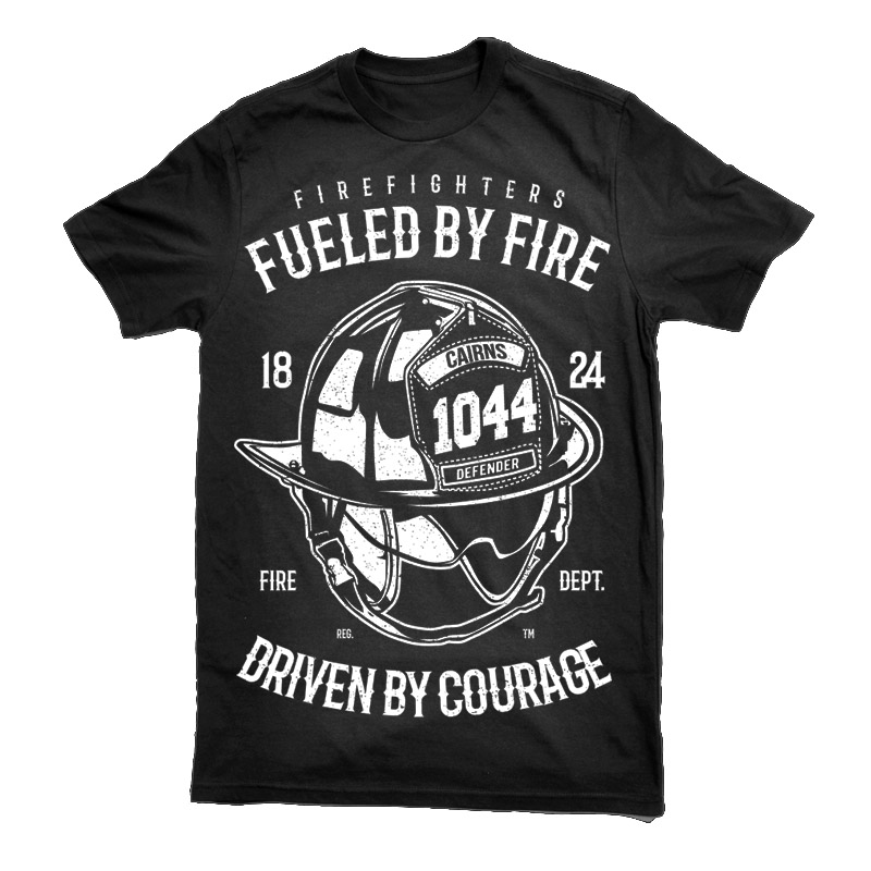 Fueled By Fire T Shirt Design Tshirt Factory 