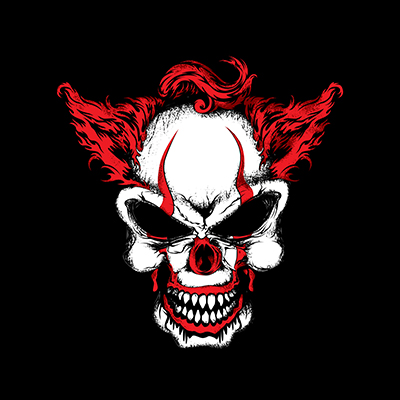 Skull Clown Graphic design | Tshirt-Factory