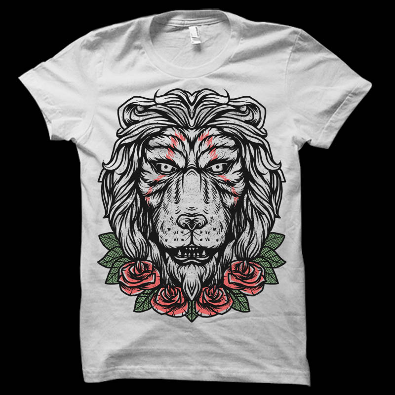 lion head tshirt