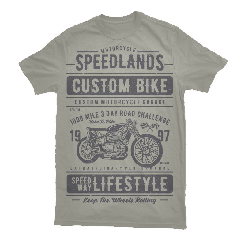 Speedlands Custom Bike T-shirt design | Tshirt-Factory