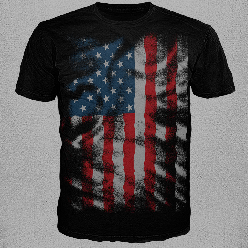 American Lines T-shirt clip art | Tshirt-Factory