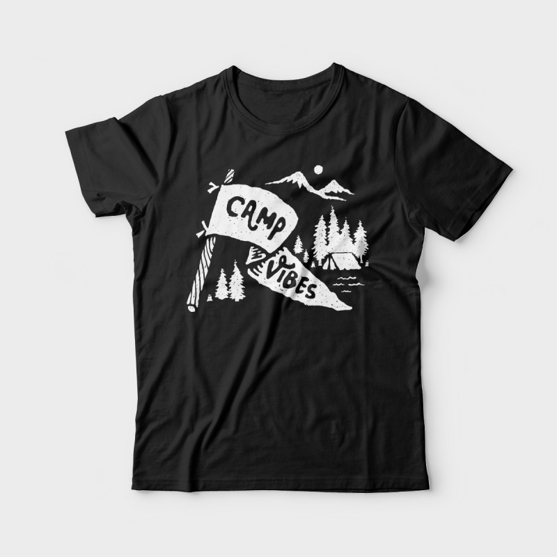 Camp Vibes Custom t-shirts | Tshirt-Factory