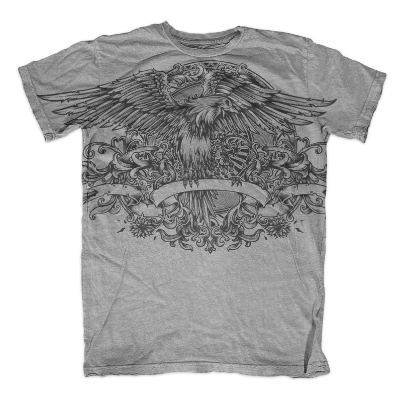 Eagle Crest T-shirt clip art | Tshirt-Factory