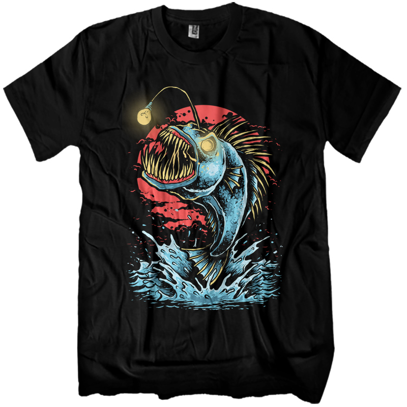 Monster Fish Tee shirts | Tshirt-Factory