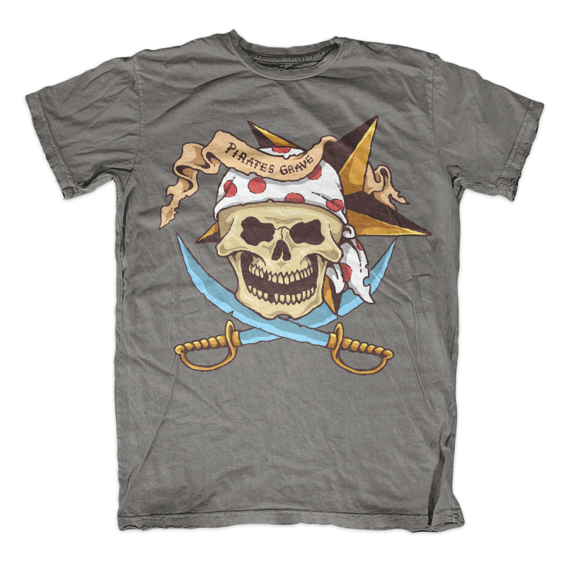 Pirate Grave Tattoo Tee shirt design | Tshirt-Factory