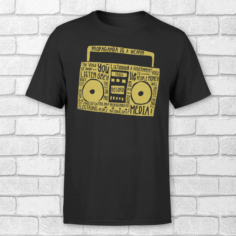 Propaganda Media Tee shirt design | Tshirt-Factory