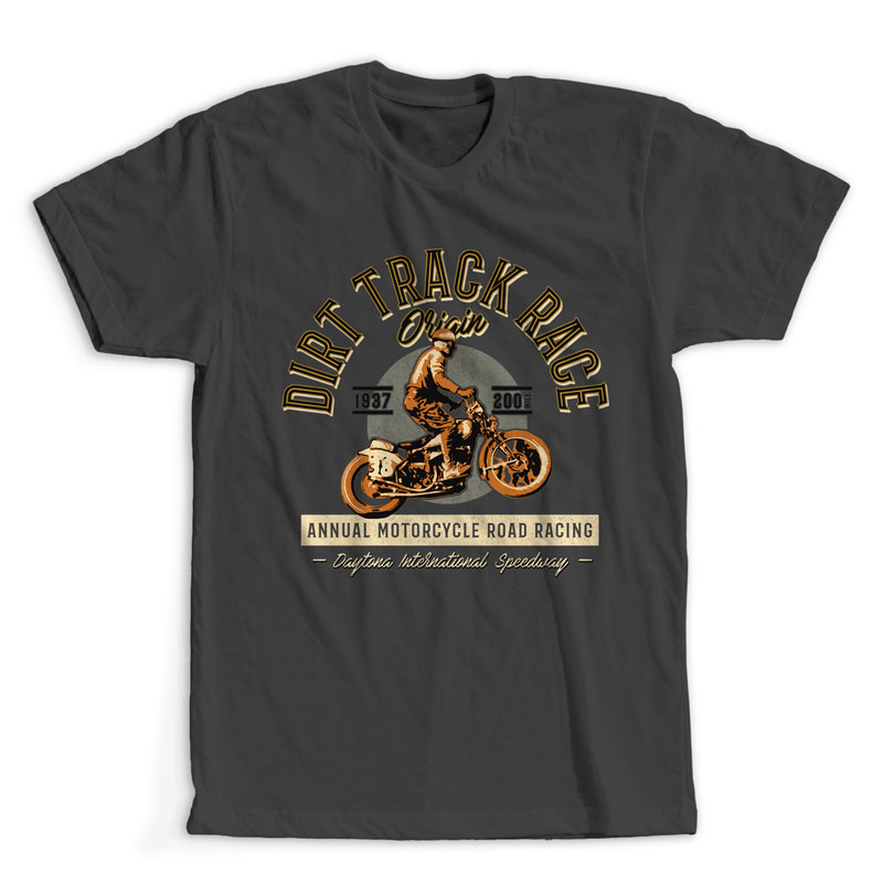 daytona dirt track race T shirt design | Tshirt-Factory