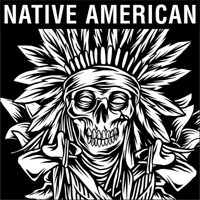 Native American T-Shirt Design by utixgrapix