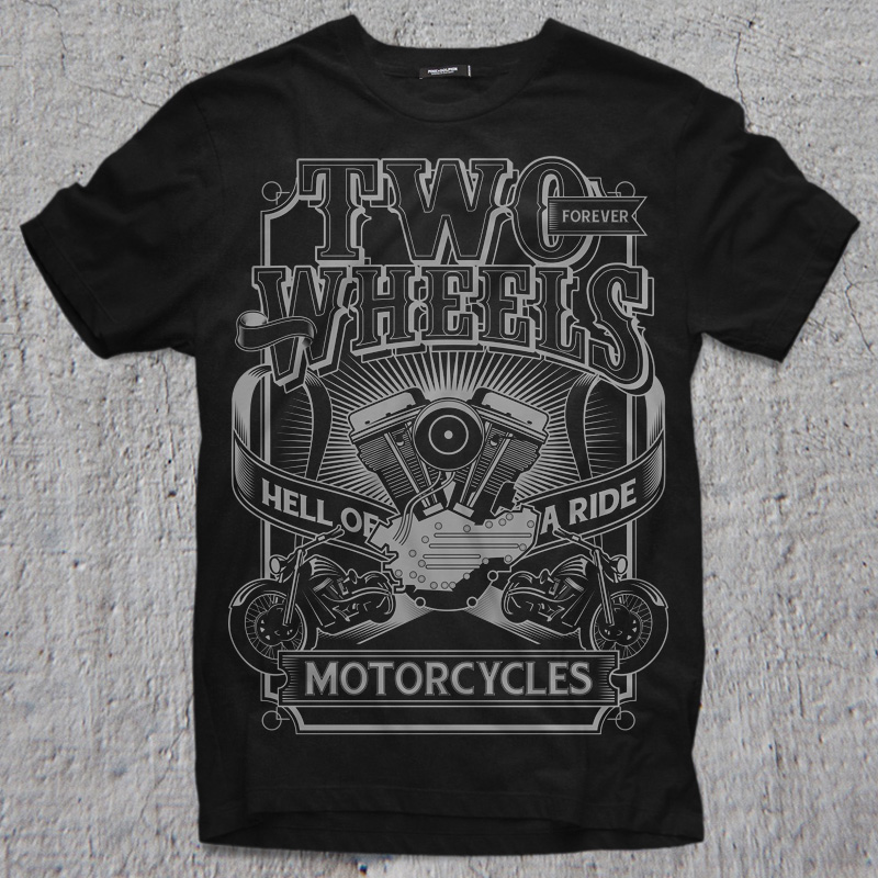 TWO WHEELS Shirt Design Tshirt Factory