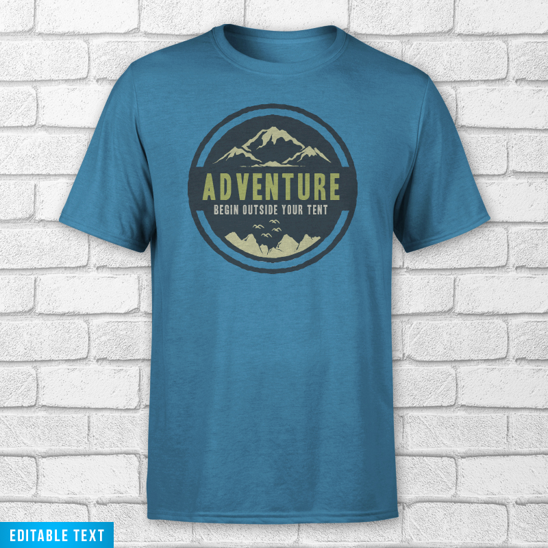 The Adventure Begin Shirt design | Tshirt-Factory