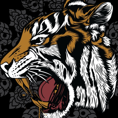 Tshirt-Factory Tiger