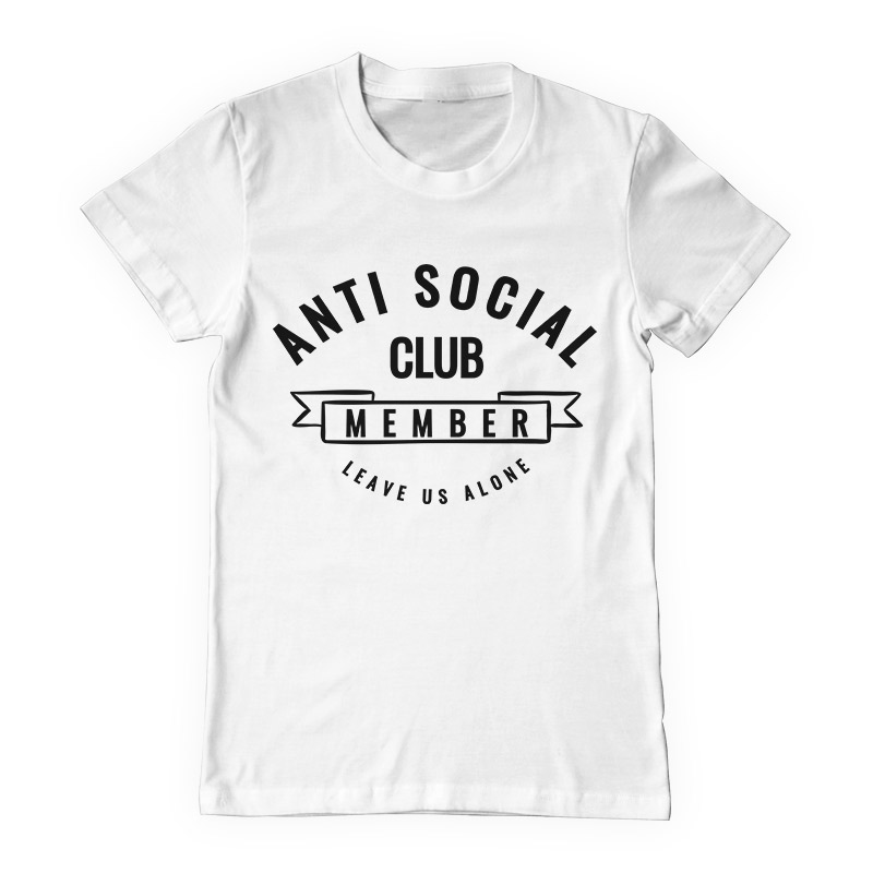 Antisocial Club Shirt design | Tshirt-Factory